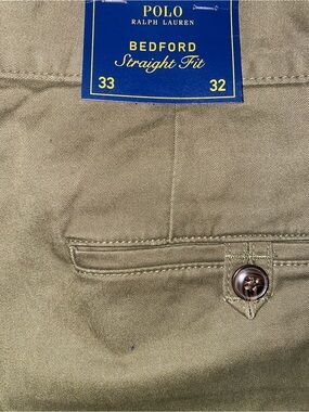 Ford Men's Chino Pants in Olive Green